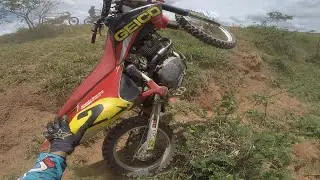 TRILHA DO MARIBONDO FORMIGA MG COM OS AMIGOS CRF320