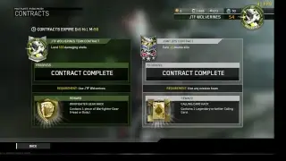 Opening WARFIGHTER GEAR HACK+CALLING CARD HACK-New CONTRACTS Week 9-Call of Duty-Infinite Warfare