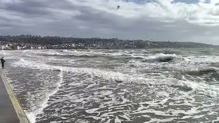Fırtına İstanbul’u Vurdu! Sahilde Dev Dalgalar