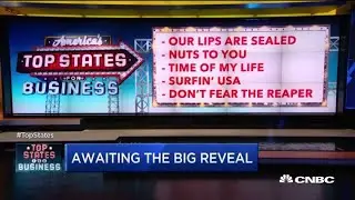 America's Top States for Business to be revealed later today