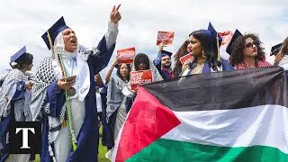 LIVE: Protesters Demonstrate at Columbia University Graduation