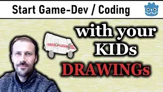 Starting Game Development / Coding - with your KIDs - Modify DRAWINGs