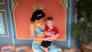 Magic Kingdom meeting Jasmine