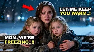 A POOR MOM HOLDS HER TWINS AGAINST THE COLD — THEN A PASSING BILLIONAIRE CHANGES EVERYTHING