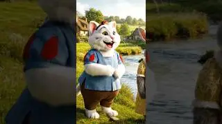 friendship story | bunny & white cat #ytshorts #aishorts #grow #audience #youtube