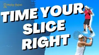 Improve the timing of your tennis backhand slice | copy Ash Barty