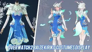 Overwatch 2 Bai Ze Kiriko Cosplay Costumes