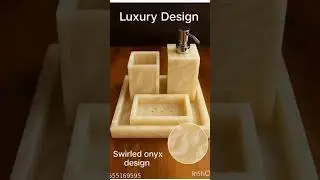 Beautiful marble bathroom accessories organizer form meesho