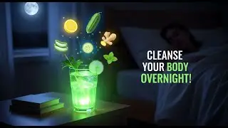 Top 5 Natural Drinks That Cleanse Your Body While You Sleep | Overnight Detox Secrets!