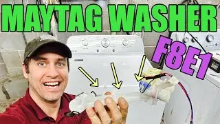 Эта стиральная машина Maytag не набирает воду | Код ошибки F8E1 | Простой способ устранения неисп...