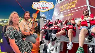 LAS VEGAS! The Strat Rides, Meow Wolf &Omega;mega Mart /Area 15, Drinks in the Sky, Wicked Spoon Buffet