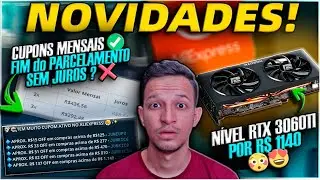 🚨FIM do PARCELAMENTO sem J&Uacute;ROS?🤨CUPONS MENSAIS ATIVOS (R$137 OFF) com TUDO MAIS BARATO!🥳DESTAQUES!✅