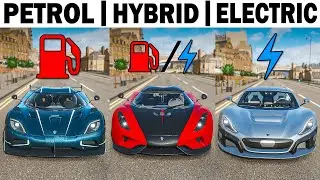 Forza Horizon 4 | Petrol vs Hybrid vs Electric | Hypercars!!!