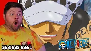 LAW DESTROYS G5 | One Piece REACTION | Episode 584, 585, & 586