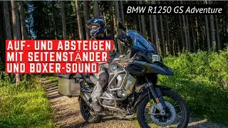 BMW GS1250 Adventure | Auf- und Absteigen mit Seitenst&auml;nder