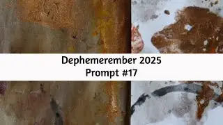 Dephemerember 2025 - Prompt 17 - Coin Envelope and Spilled Ink