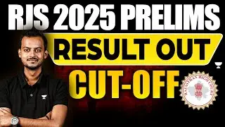Rajasthan Judiciary 2025 Cut Off | RJS Prelims Result Out | Pranjal Singh