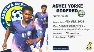 🎥 Watch Agyei York Godfred of Asokwa Deportivo FC 💯✅⚽ Proper baller 🔥🔥