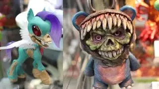 2015 NYCC New York Comic Con Art Toys Designer Toys Custom Toys Sculptures Exclusives Collection