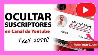C&oacute;mo OCULTAR SUSCRIPTORES en Youtube  Espa&ntilde;ol