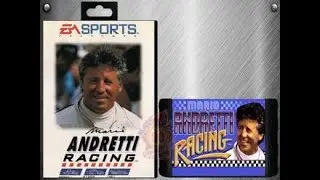 Mario Andretti Racing. Sega Genesis.