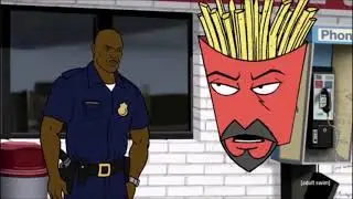 Frylock Prevents Police Officer From Arresting Meatwad & Carl
