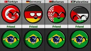 Countries that Hate/Love Brazil🇧🇷 2025 [Part 1]