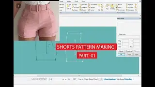 Shorts pattern making Gerber/bok/lectra