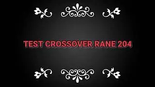 CROSSOVER RANE 204 TEST SUB WOOFER