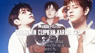 Seungmin in Karma era clips for edits pt1
