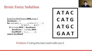 Emre Erdal - Brute Force Solution to Motif Finding Problem