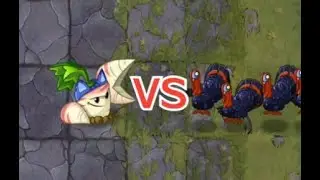 Various melee plants VS 300 turkeys 【Pvz2】