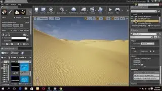 How to create a sand metarial for ue 4!
