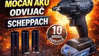 Scheppach udarni aku odvijac test i unboxing