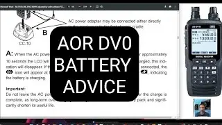 AOR DV10 - BATTERY WONT CHARGE IN CRADLE ,  ??? Fix