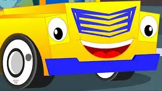 Ruote sull'autobus | Musica per bambini | Auto e Veicoli Canzoni | Cartoni animati