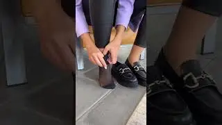 you need this sock and loafer fashion hack! save and share. #womenswear #outfitinspiration