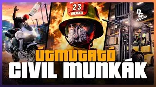 ÍGY LEHETSZ TŰZOLTÓ, TARGONCÁS VAGY FUTÁR!🧑‍🚒👷🏼📰 | GTA Online Biznisz Útmutató