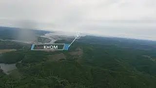 Flying a Practice ILS at KHQM in VMC