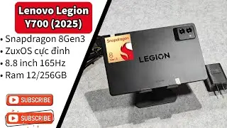 Lenovo Legion Y700 (2025) - Siêu phẩm Tablet Gaming, Snapdragon 8 Gen 3 cực mạnh