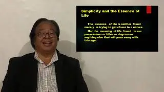 Handling Life Pressures Series: Part 14 - Pursing Christian Simplified Living