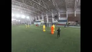 4.6.23 Goalkeeper Training – 1v1 From Wide Angles/Entry Pass From Cutback Zone | Real Monarchs