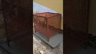 Diy Metal Trash Bin 🗑