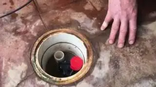 1710 Broken pool fill line under concrete deck 5/16