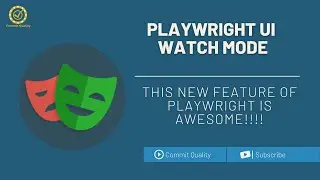 NEW PLAYWRIGHT UI WATCH MODE!