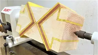 Amazing Woodturning Technique - Crazy Ideas And Exquisite Color Schemes Of Craftsmen Made On A Lathe