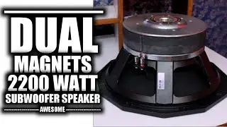 Fell The Punch of 2200watt Subwoofer Speaker