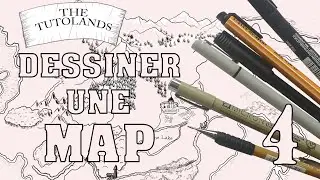 Comment dessiner une Carte Fantasy | JDR | Part 4 - L'eau/Mers, Lacs, Fleuves, .... #jdr