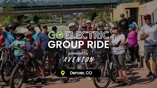 Go Electric Group Ride with Aventon in Denver, Colorado
