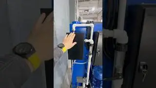 Система быстрой смены абразива циклонного типа на аквабласте iblast🤚 #аквабластинг #iblast